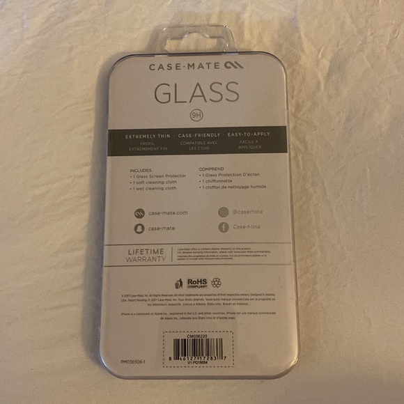 (2) iPhone 7/8 Glass Screen Protectors - Picture 3 of 7